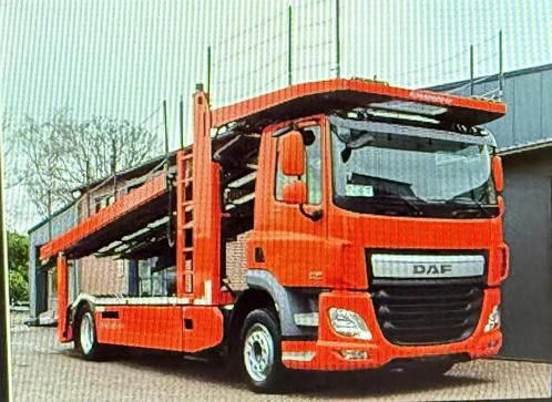 DAF CF 400 Citytrans 5 Lader Autotransporter Kässbohrer, Auto's, Vrachtwagens, DAF, Diesel, Euro 6, Achterwielaandrijving, BTW verrekenbaar