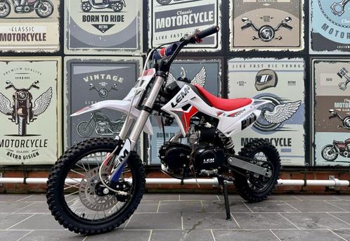 Nieuwe Motocross LEM 125cc 4-takt, Fietsen en Brommers, Brommers | Crossbrommers, Nieuw, Ophalen of Verzenden