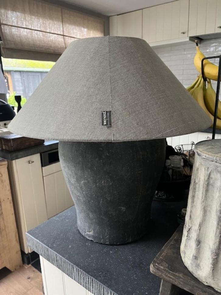 Grote robuuste Kruiklamp incl. Lampenkap pet | grey BRYNXZ, Huis en Inrichting, Lampen | Tafellampen, Nieuw, Minder dan 50 cm