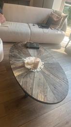 mooie salontafel - landelijk /industriel, Huis en Inrichting, Tafels | Salontafels, Ophalen, Gebruikt, 100 tot 150 cm, 50 tot 100 cm