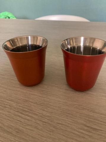 Nespresso Pixie kopjes 160 ml nog nieuw de 2 st voor 10 euro beschikbaar voor biedingen