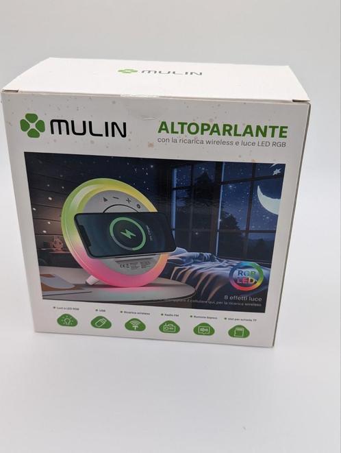 MULIN 4-en-1 Haut-parleur Bluetooth & Lampe, Telecommunicatie, Mobiele telefoons | Oordopjes, Nieuw, Bluetooth, Ophalen of Verzenden