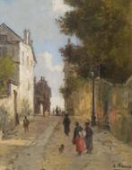 Rare tableau 1880 - Montmartre, PARIS - PÉCRUS - très côté, Verzenden