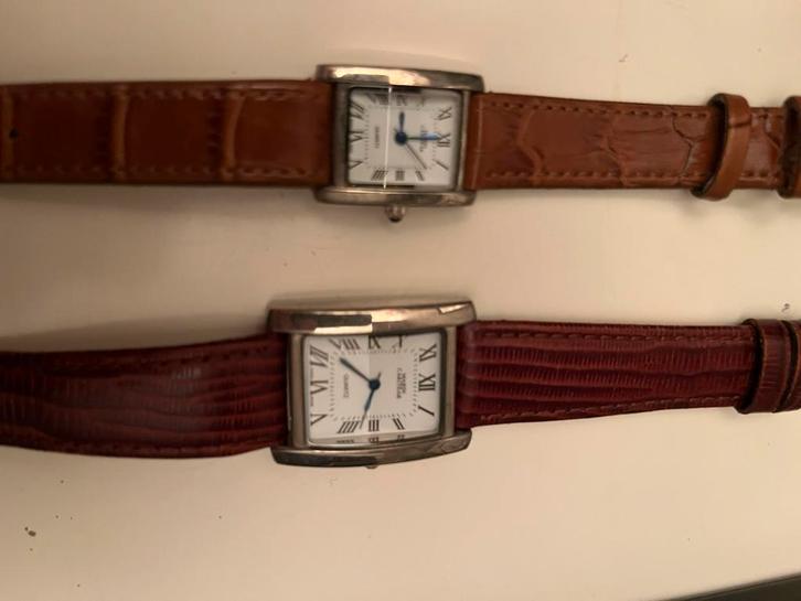 Horloges vintage, Handtassen en Accessoires, Horloges | Antiek, Polshorloge, Overige merken, Overige materialen, Onbekend, Met bandje