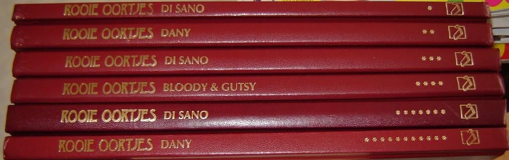 Verzameling Lekturama Rooie Oortjes., Boeken, Stripverhalen, Zo goed als nieuw, Meerdere stripboeken, Ophalen of Verzenden