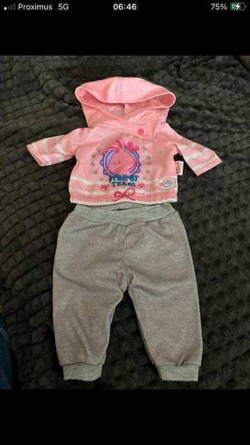 Survêtement Baby Born Zapf Creation pour poupée 43 cm, Enlèvement ou Envoi