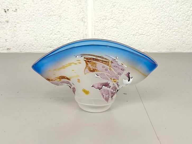 Kunstglas vaas Louis Leloup, Antiek en Kunst, Antiek | Glaswerk en Kristal, Ophalen of Verzenden