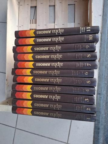 Encyclopédie alpha juniors en 11 volumes beschikbaar voor biedingen