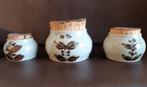 3 Pots décoratifs « Gres de l'Arnon France », Antiquités & Art, Antiquités | Céramique & Poterie, Enlèvement ou Envoi