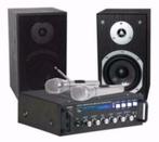 Karaoke versterker met USB SD Bluetooth 7026-B, Ophalen of Verzenden, Nieuw, Complete set