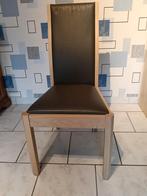 Chaise salle à manger bois revêtement simili, Enlèvement, Bois