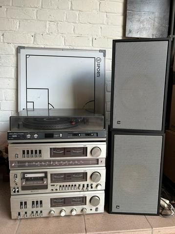 Vintage stereoketen SBR met boksen, zie beschrijving beschikbaar voor biedingen