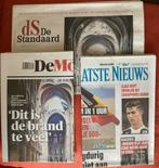 Krantenartikels brand Notre Dame de Paris 2019, Verzamelen, Ophalen of Verzenden
