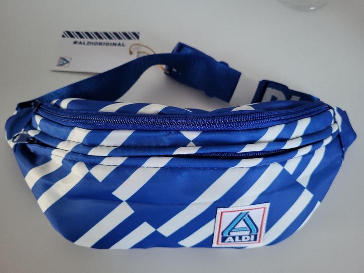 aldi heuptasje #aldioriginal heuptas fanny pack, Handtassen en Accessoires, Tassen | Schoudertassen, Nieuw, Overige merken, Blauw