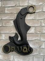 Orval - Gietijzeren Forel, Ophalen, Zo goed als nieuw, Reclamebord, Plaat of Schild, Overige merken