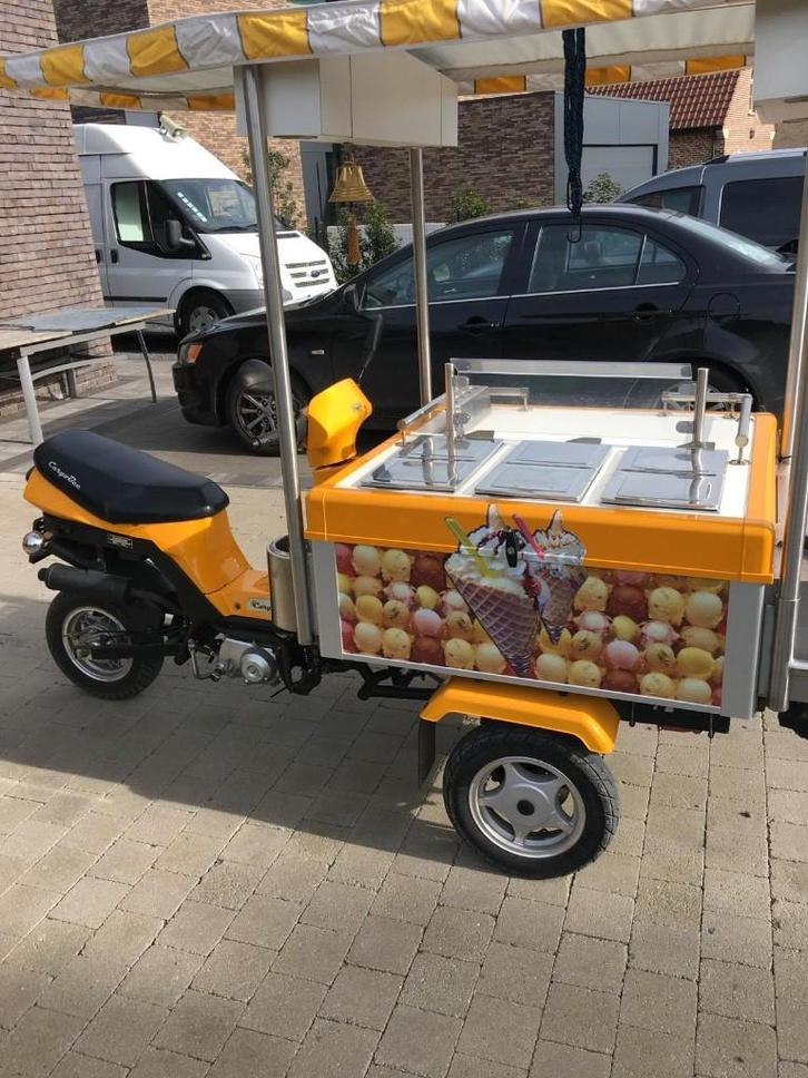 CargoBee,  ijsscooter, geel, Vélos & Vélomoteurs, Scooters | Aprilia, Utilisé, Autres modèles, Classe B (45 km/h), Essence, Enlèvement