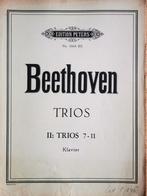 Beethoven trios piano violine cello, Muziek en Instrumenten, Bladmuziek, Ophalen, Gebruikt, Klassiek, Piano