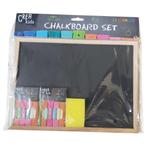 krijtbord /schoolbord met 2 doosjes gekleurde krijtjes en sp, Kinderen en Baby's, Speelgoed | Educatief en Creatief, Verzenden
