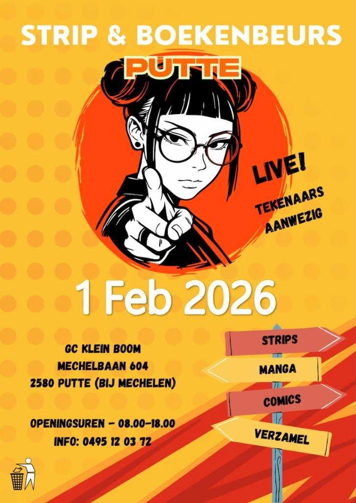 Stripverhalenbeurs (Putte) op zondag 01 februari, Livres, BD, Comme neuf, Plusieurs BD, Enlèvement