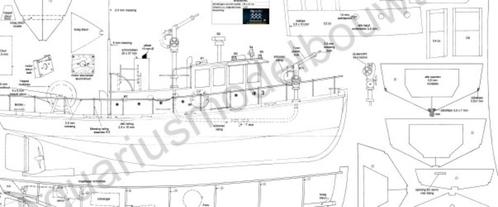 Bouwplan Blusboot, Hobby en Vrije tijd, Modelbouw | Boten en Schepen, Nieuw, Verzenden