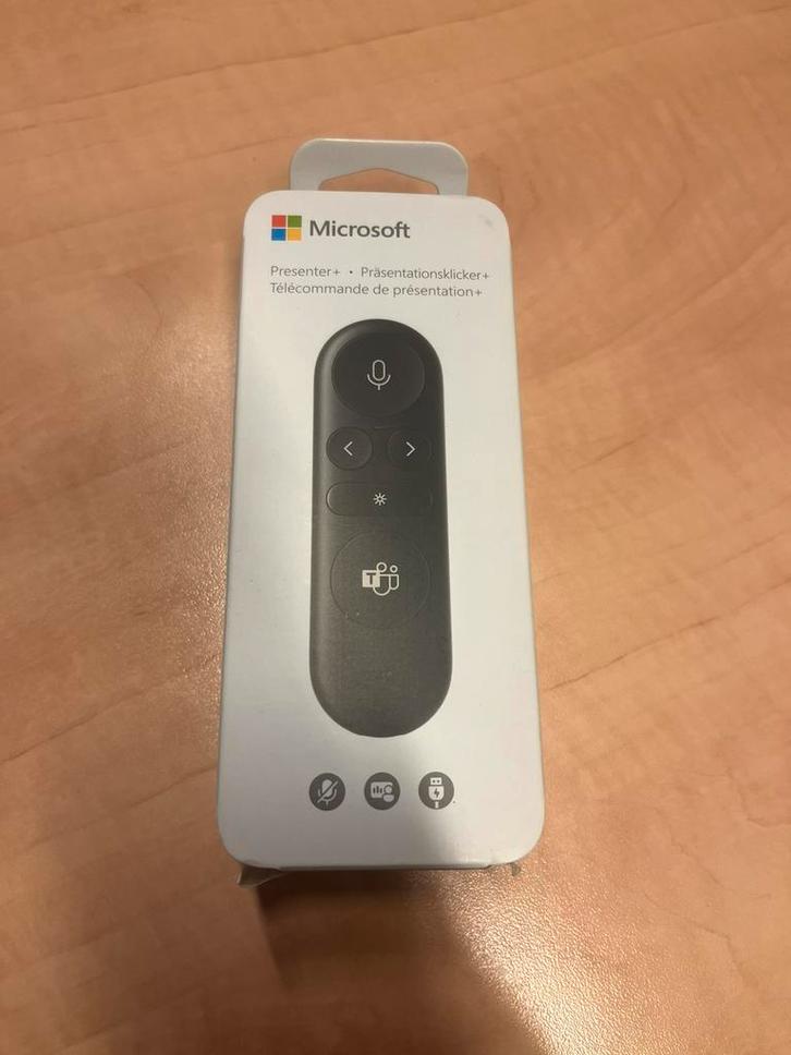 Microsoft Presenter+ avec chargeur et télécommande, Computers en Software, Presenters, Zo goed als nieuw, Windows, Ophalen of Verzenden