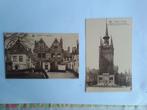 Courtrai, 2 cartes postales anciennes, béguinage et beffroi, Envoi, 1920 à 1940, Non affranchie, Flandre Occidentale