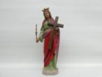"Sint Helena" zeldzaam beeld in gips, polychroom, Ophalen
