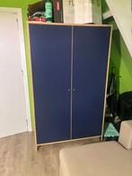 Blauwe IKEA kleerkast en 2 ladenkasten jeugdkamer, Huis en Inrichting, Kasten | Ladekasten, Ophalen, Zo goed als nieuw, Overige houtsoorten