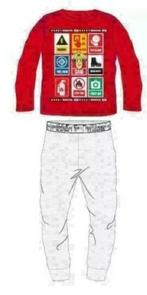 Brandweerman Sam Pyjama - Rood/Grijs - Maat 110 - 128, Nieuw, Jongen, Ophalen of Verzenden, Nacht- of Onderkleding