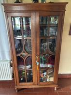 vitrinekast, Huis en Inrichting, Kasten | Vitrinekasten, Met plank(en), Gebruikt, 100 tot 150 cm, Eikenhout