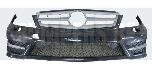 Bumper Mercedes C Klasse W204 AMG Facelift 11- LED A20488078, Auto-onderdelen, Carrosserie, Bumper, Voor, Gebruikt, 6 maanden garantie