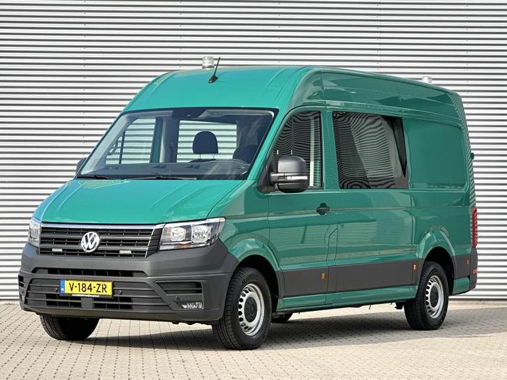 Volkswagen Crafter 35 2.0 TDI L2H2 DC Dubble cabine Highline, Auto's, Bestelwagens en Lichte vracht, Bedrijf, Te koop, ABS, Achteruitrijcamera