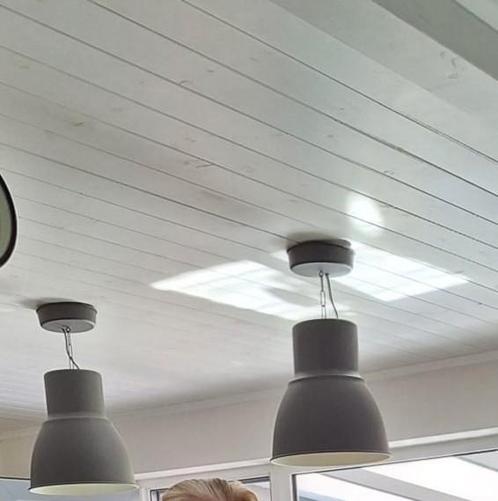 ikea Hektor dia 38cm 2stuks, Huis en Inrichting, Lampen | Hanglampen, Zo goed als nieuw, Metaal, Ophalen