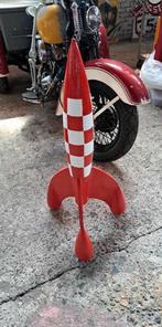 Kuifje raket beeld mancave verzamel decoratie kado cadeau, Ophalen, Gebruikt, Overige typen