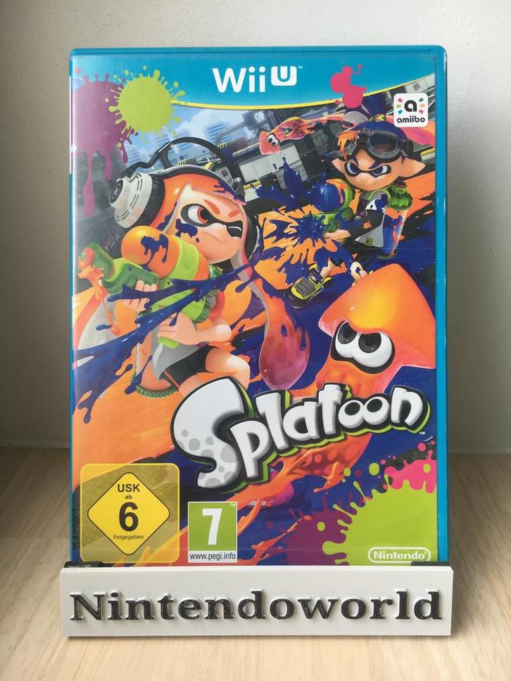 Splatoon (WiiU), Games en Spelcomputers, Games | Nintendo Wii U, Zo goed als nieuw, Ophalen of Verzenden