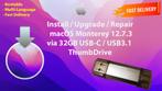Installeer macOS Monterey 12.7.3 via USB-C / 3.1 Stick 32GB, Computers en Software, Besturingssoftware, Nieuw, MacOS, Verzenden