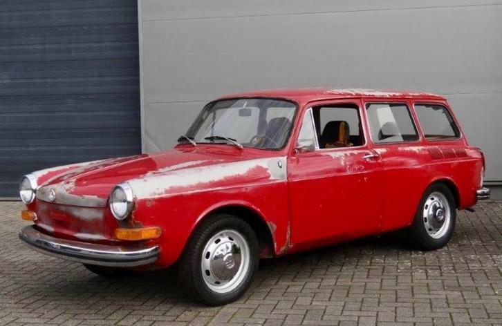 Volkwagen type 3 - Squareback -'71, Auto's, Oldtimers, Particulier, Volkswagen, Benzine, Break, 3 deurs, Automaat, Stof, Ophalen