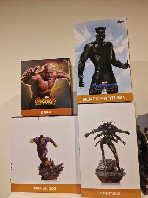 Sideshow Iron Studios 1/10 Black Panther Hulk, Verzamelen, Film en Tv, Nieuw, Film, Beeldje, Replica of Model, Ophalen