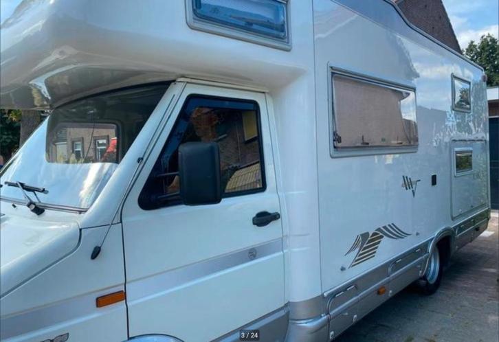 Camper, Caravans en Kamperen, Mobilhomes, Particulier, meer dan 6, Alkoof, Overige merken, Diesel, Handgeschakeld, Standaard zit