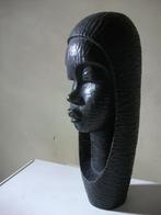 Congolees beeld - hoofd gesigneerd Liassa, Antiquités & Art, Art | Sculptures & Bois, Enlèvement ou Envoi