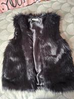 Manteau en fausse fourrure noir taille 170, Comme neuf, Enlèvement