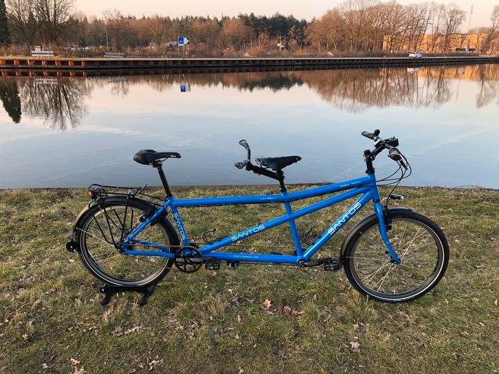 Santos Dubbele Travel tandem, Rohloff Magura HS 33, Fietsen en Brommers, Fietsen | Tandems, Zo goed als nieuw, Ophalen