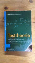P.J.D. Drenth - Testtheorie, Ophalen of Verzenden, P.J.D. Drenth; K. Sijtsma, Zo goed als nieuw