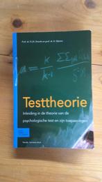 P.J.D. Drenth - Testtheorie, Boeken, Ophalen of Verzenden, P.J.D. Drenth; K. Sijtsma, Zo goed als nieuw