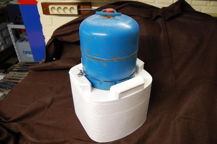 Campingaz flessenhouder., Caravans en Kamperen, Kampeeraccessoires, Zo goed als nieuw, Ophalen of Verzenden