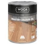 WOCA parketbehandeling   'Master colour oil Kasteelgrijs, Nieuw, Beits, Grijs, 5 tot 10 liter