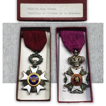 🚨TWEE ORDERS: LEOPOLD I + KROON MET NAAM J.P. DELSAUX beschikbaar voor biedingen