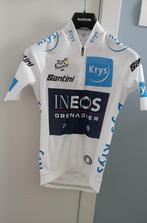 Wielertrui Tom Pidcock Tour de France witte trui, Verzamelen, Ophalen of Verzenden, Nieuw, Shirt
