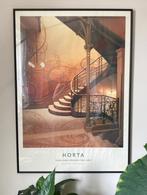 Mooie poster Horta met kader, Ophalen of Verzenden, Zo goed als nieuw, Overige onderwerpen, Met lijst