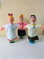 3 marionnettes Bob et Bobette, Garçon ou Fille, Enlèvement, Jeu théâtre de marionnettes, Neuf